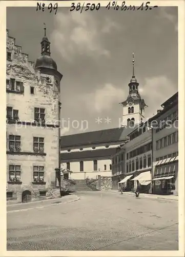 Sursee Dorfmotiv Kirchturm / Sursee /Bz. Sursee