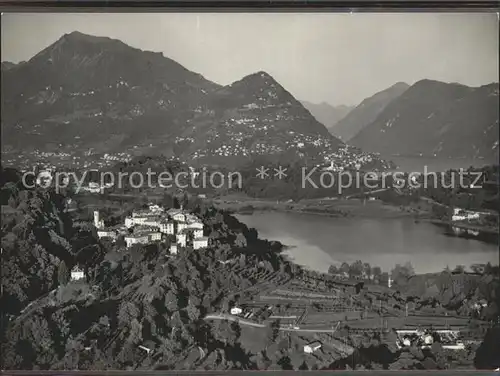 Muzzano Monte Bre e Lugano Veduta aerea / Muzzano /Bz. Lugano