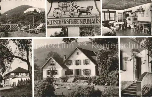 Staufenberg Gernsbach Hoehenhotel Kutscherstube- Neuhaus / Gernsbach /Rastatt LKR