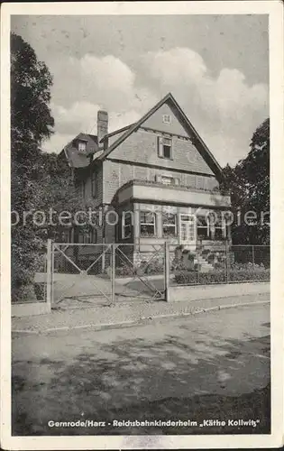 Gernrode Harz Reichsbahnkinderheim Kaethe Kollwitz / Gernrode Harz /Harz LKR