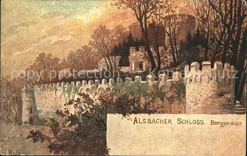 Alsbach Bergstrasse Schloss / Alsbach-Haehnlein /Darmstadt-Dieburg LKR