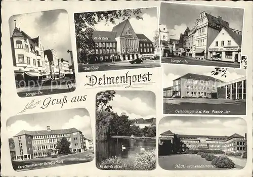 Delmenhorst Gymnasium Lange- Strasse Rathaus / Delmenhorst /Delmenhorst Stadtkreis