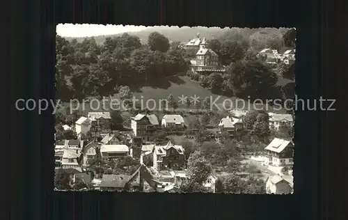 Schwarzburg Thueringer Wald Teilansicht / Schwarzburg /Saalfeld-Rudolstadt LKR