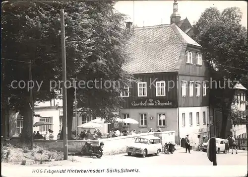 Hinterhermsdorf HOG- Erbgericht / Sebnitz /Saechsische Schweiz-Osterzgebirge LKR