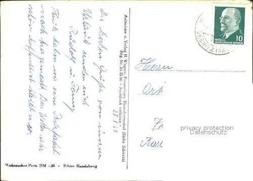 Hinterhermsdorf HOG- Erbgericht / Sebnitz /Saechsische Schweiz-Osterzgebirge LKR