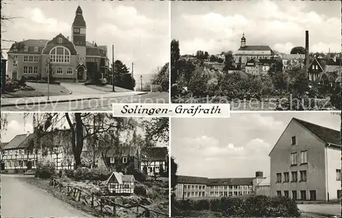 Solingen Graefrath Kirche Fabrik / Solingen /Solingen Stadtkreis