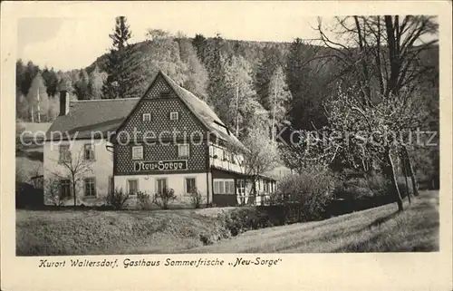 Waltersdorf Zittau Gasthaus Sommerfrische Neu Sorge / Grossschoenau Sachsen /Goerlitz LKR