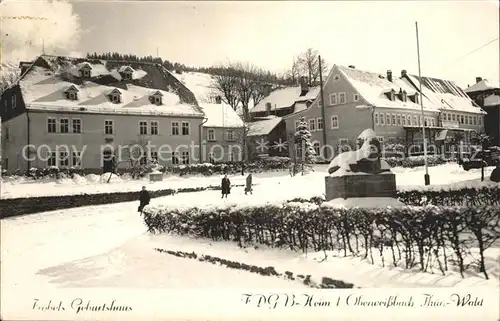 Oberweissbach FDGB- Heim Froebels Geburtshaus / Oberweissbach /Saalfeld-Rudolstadt LKR