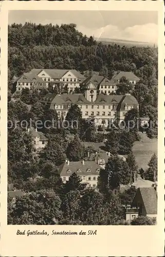 Gottleuba-Berggiesshuebel Bad Sanatorium des SVA / Bad Gottleuba-Berggiesshuebel /Saechsische Schweiz-Osterzgebirge LKR