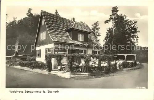 Eisenach Thueringen Waldhaus Saengerwiese / Eisenach /Eisenach Stadtkreis