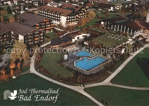 Bad Endorf Fliegeraufnahme Thermalbad / Bad Endorf /Rosenheim LKR