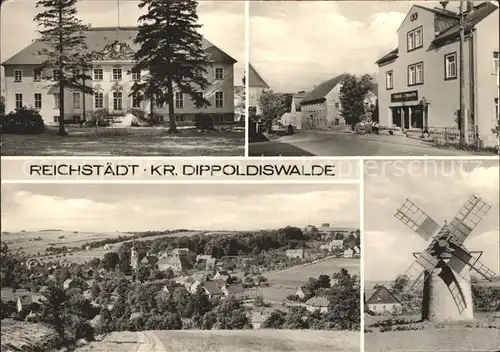 Reichstaedt Dippoldiswalde Windmuehle Gesamtansicht  / Dippoldiswalde /Saechsische Schweiz-Osterzgebirge LKR