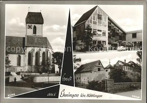 Ehningen Boeblingen Rathaus Kirche Schloss / Ehningen /Boeblingen LKR