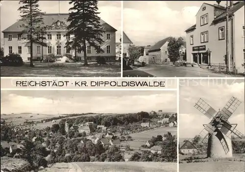 Reichstaedt Dippoldiswalde Windmuehle Panorama / Dippoldiswalde /Saechsische Schweiz-Osterzgebirge LKR