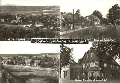 Friedersdorf Spree Dorfstrasse Gasthaus Grenzschaenke / Neusalza-Spremberg /Goerlitz LKR