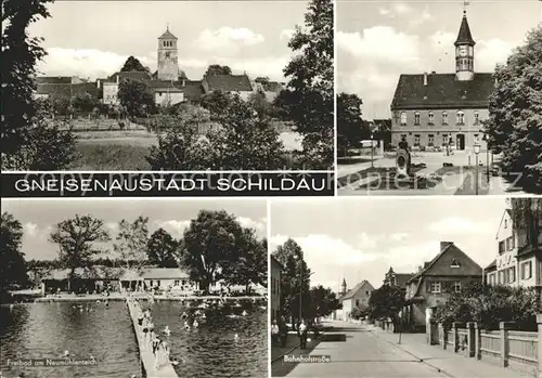 Schildau Freibad Bahnhofstrasse  / Schildau Gneisenaustadt /Nordsachsen LKR
