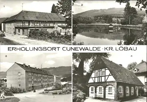 Cunewalde Ferienheim Georgi Dimitroff Schwanenteich Umgebindehaus / Cunewalde /Bautzen LKR