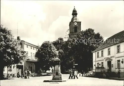 Buckow Maerkische Schweiz Marktplatz / Buckow Maerkische Schweiz /Maerkisch-Oderland LKR