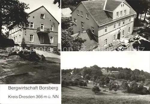 Borsberg Schoenfeld-Weissig Bergwirtschaft / Dresden /Dresden Stadtkreis