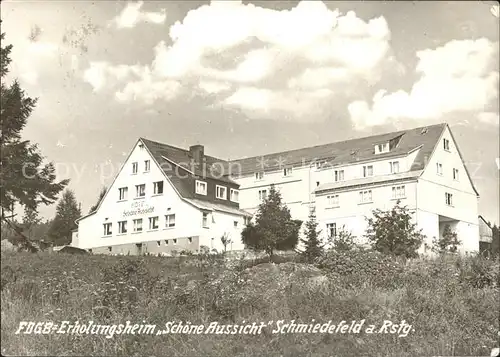 Schmiedefeld Rennsteig Erholungsheim Schoene Aussicht / Schmiedefeld Rennsteig /Ilm-Kreis LKR