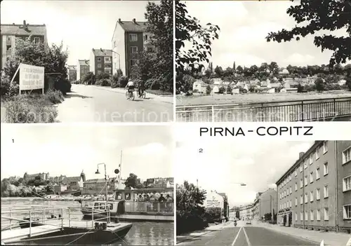 Pirna Blick zum Sonnenstein Paul Harnisch Strasse  / Pirna /Saechsische Schweiz-Osterzgebirge LKR