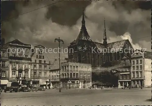 Rostock Mecklenburg-Vorpommern Marienkirche Rats-Apotheke Gasthaus Burwitz Restaurant Karl Fanter / Rostock /Rostock Stadtkreis