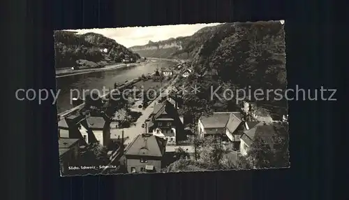 Schmilka Panorama / Bad Schandau /Saechsische Schweiz-Osterzgebirge LKR