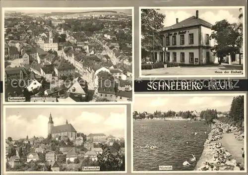 Schneeberg Erzgebirge Haus der Einheit Filzteich / Schneeberg /Erzgebirgskreis LKR