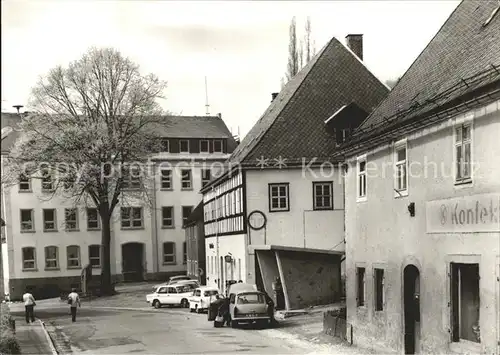 Geising Erzgebirge Ratskeller und Schule / Geising Osterzgebirge /Saechsische Schweiz-Osterzgebirge LKR