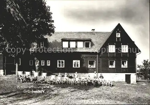 Gruenheide Vogtland Kindererholungsheim / Auerbach /Vogtlandkreis LKR