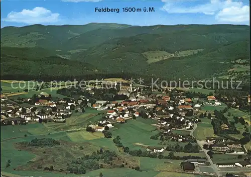 Hoechenschwand Gesamtansicht mit Feldberg / Hoechenschwand /Waldshut LKR