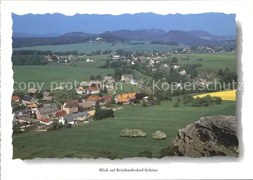 Reinhardtsdorf-Schoena Gesamtansicht / Reinhardtsdorf-Schoena /Saechsische Schweiz-Osterzgebirge LKR