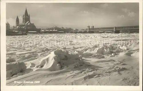 Wien Eisstoss 1929 / Wien /Wien