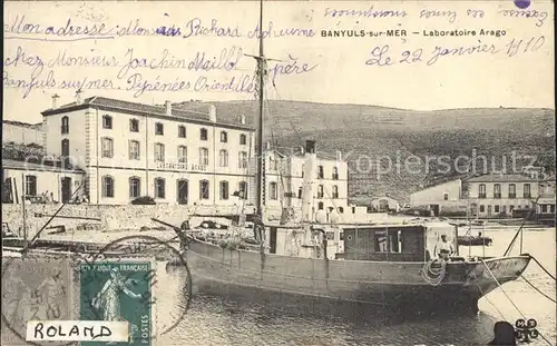 Banyuls-sur-Mer Laboratoire Arago Bateau / Banyuls-sur-Mer /Arrond. de Ceret