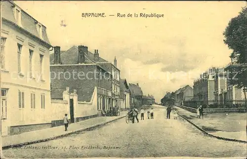 Bapaume Rue de la Republique / Bapaume /Arrond. d Arras