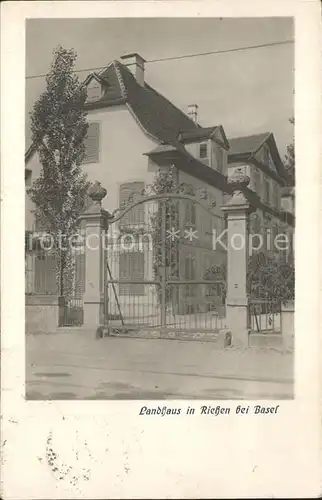 Riehen Landhaus / Riehen /Bz. Basel Stadt