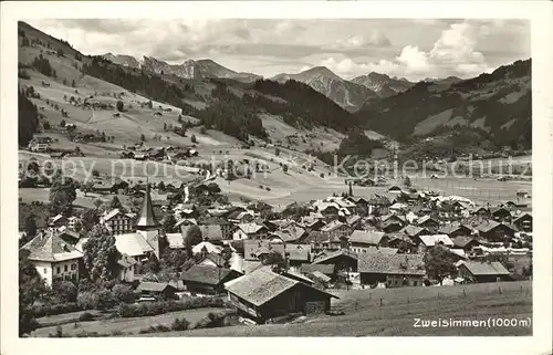 Zweisimmen Panorama / Zweisimmen /Bz. Obersimmental