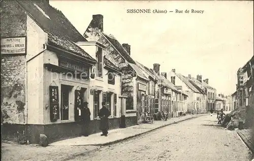 Sissonne Aisne Rue de Roucy / Sissonne /Arrond. de Laon