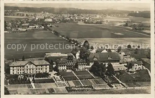 Zollikofen Landwirtschaftliche Schule Ruetti Fliegeraufnahme / Zollikofen /Bz. Bern