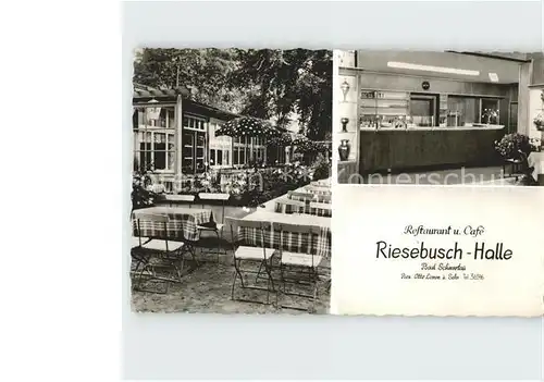 Bad Schwartau Restaurant Cafe Riesebusch Halle Terrasse / Bad Schwartau /Ostholstein LKR