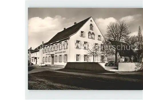 Haltingen Gasthaus Badischer Hof / Weil am Rhein /Loerrach LKR