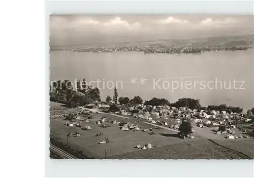 Insel Reichenau Campingplatz Willem Fliegeraufnahme / Reichenau Bodensee /Konstanz LKR