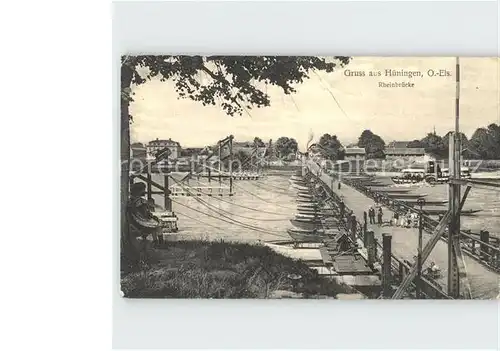 Hueningen Rheinbruecke / Huningue /Arrond. de Mulhouse