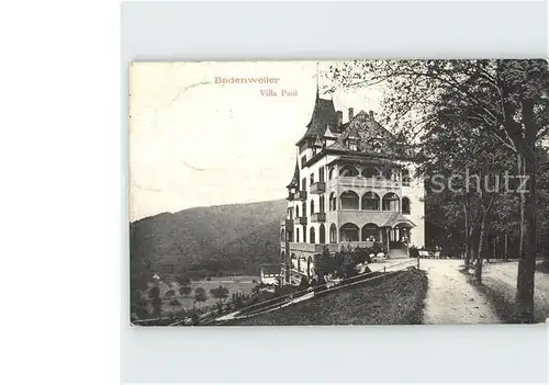 Badenweiler Villa Paul / Badenweiler /Breisgau-Hochschwarzwald LKR