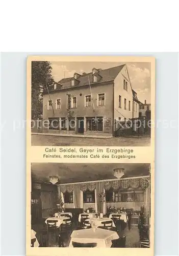 Geyer Cafe Seidel Gastraum / Geyer /Erzgebirgskreis LKR