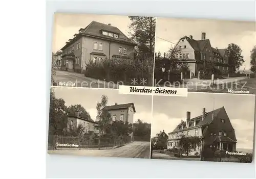 Werdau Sachsen Birkenhof Maennerhaus Starenkasten Frauenhaus / Werdau /Zwickau LKR