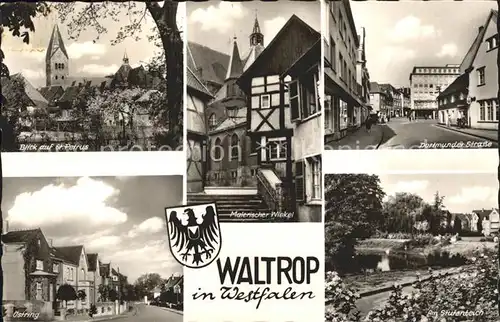 Waltrop Dortmunder Strasse Ostring Sankt Petrus Stutenteich / Waltrop /Recklinghausen LKR