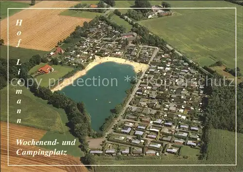 Stadtlohn Fliegeraufnahme Wochenend-und Campingplatz Hof Liemann / Stadtlohn /Borken LKR