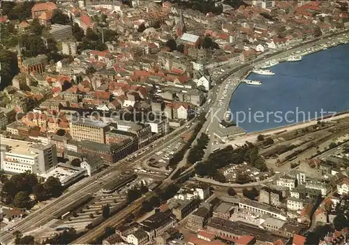 Flensburg Fliegeraufnahme Tor nach Skandinavien / Flensburg /Flensburg Stadtkreis