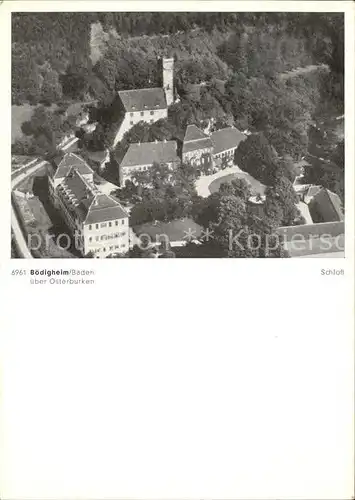 Boedigheim Fliegeraufnahme Schloss / Buchen (Odenwald) /Neckar-Odenwald-Kreis LKR